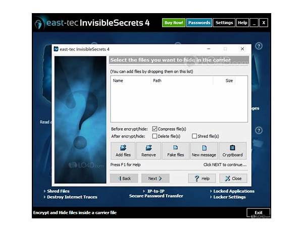 Invisible Secrets for Windows - Download it from Habererciyes for free